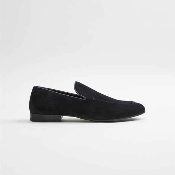 NWT ZARA Mens Black Tag Blue Suede Loafers Size 8 Zara | Shoes | Nwt Zara Mens Black Tag Blue Suede Loafers  main image 4